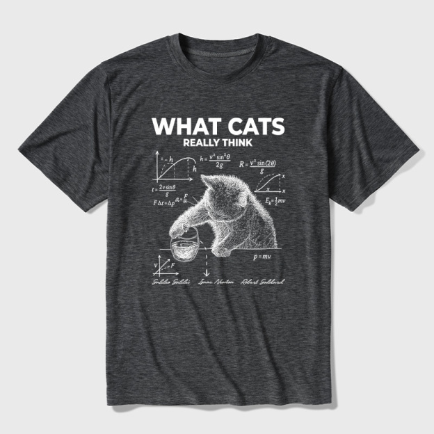 What Cats Really Think Ultra Soft Heather Tee