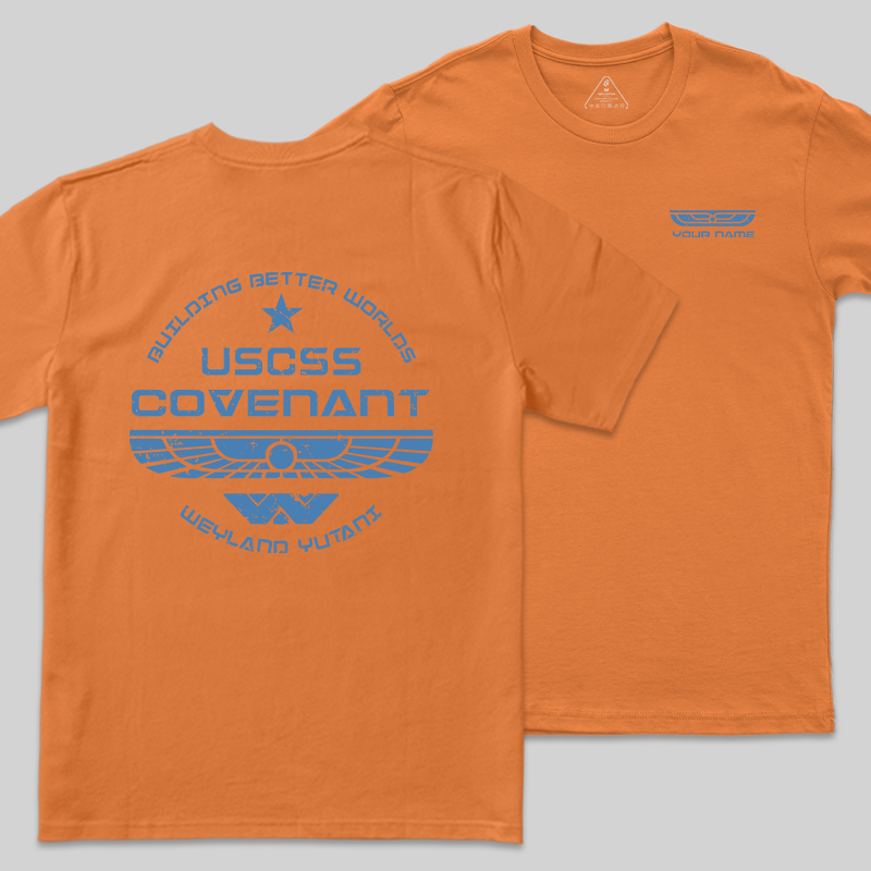 Personalized Weyland Yutani SkyBlue Geek T-Shirt