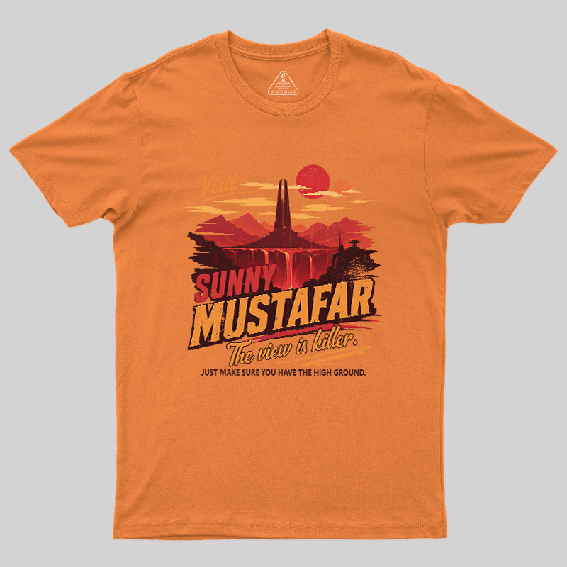 Sunny Mustafar Geek T-Shirt