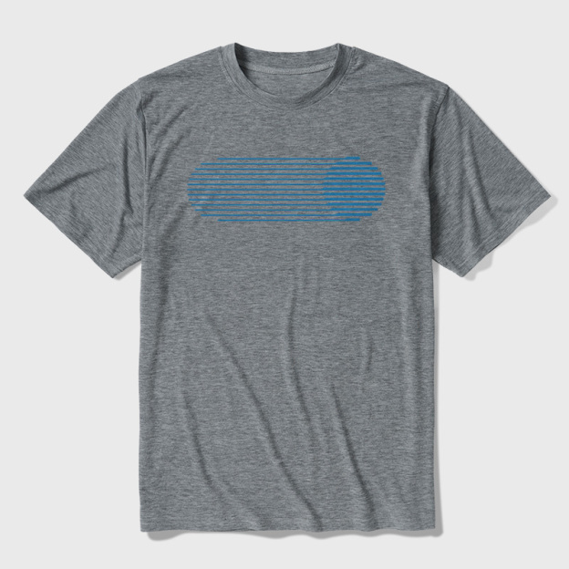 Retro Light Speed Streak Ultra Soft Heather Tees
