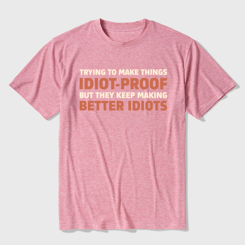 Idiot-Proof Paradox Ultra Soft Heather Tee