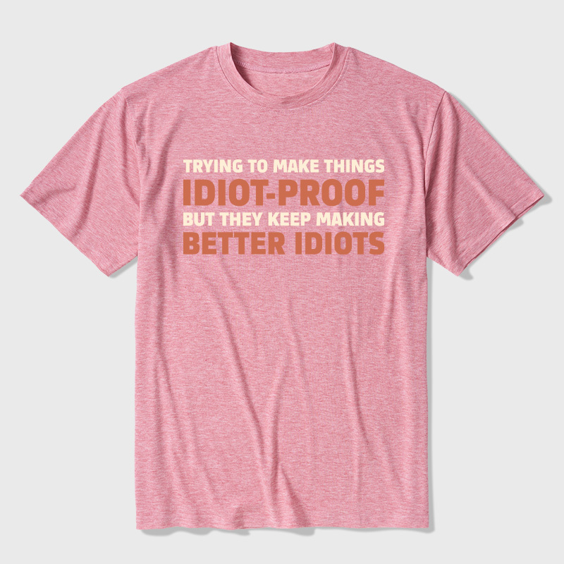 Idiot-Proof Paradox Ultra Soft Heather Tee