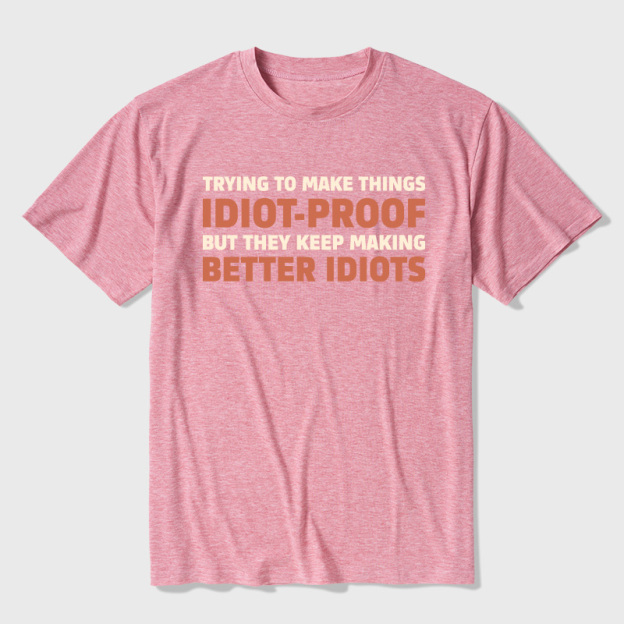 Idiot-Proof Paradox Ultra Soft Heather Tee