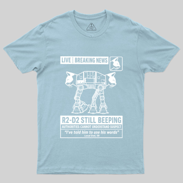 Cat Walker Still Beeping Geek T-Shirt