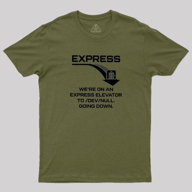 Data Black Hole Express Geek T-Shirt