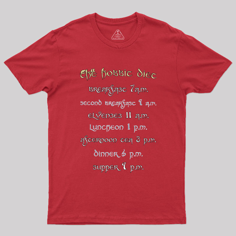 The Hobbit Diet Geek T-Shirt