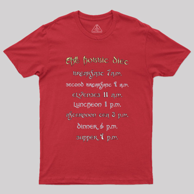 The Hobbit Diet Geek T-Shirt