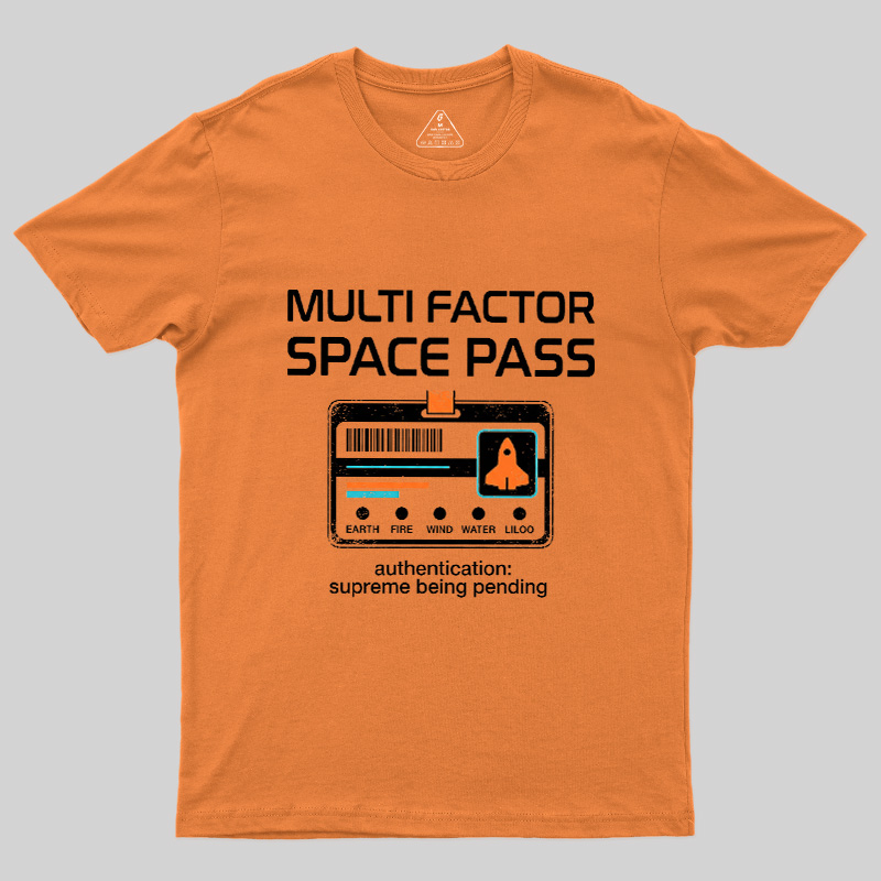 Multi Factor Space Pass Geek T-Shirt