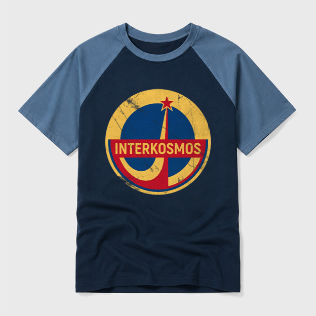 INTERKOSMOS Geek Retro Raglan T-Shirt