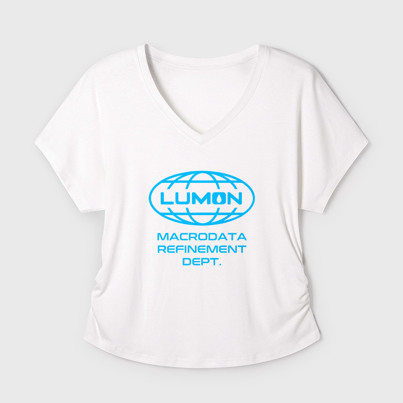Lumon Scifi Geek Dolman Sleeve V-Neck Shirt