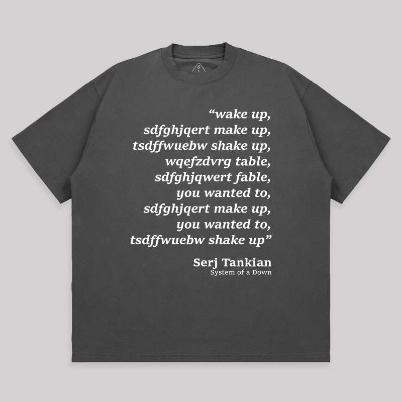 Wake Up Unisex Oversized T-shirt