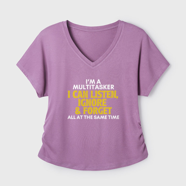 Sarcastic Geek Dolman Sleeve V-Neck Shirt