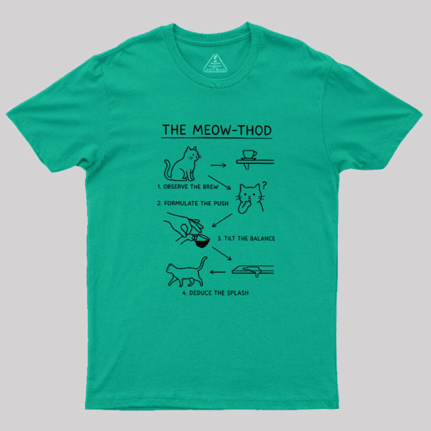 The Meow-thod Geek T-Shirt