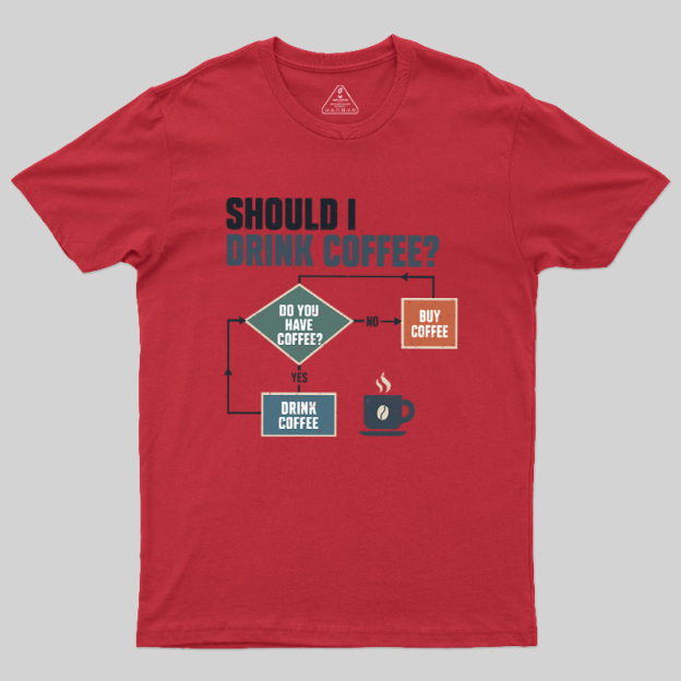 Should I Drink Coffee Geek T-Shirt