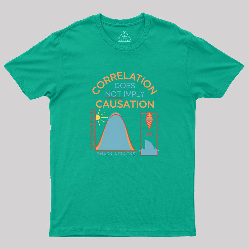 Correlation Does Not Imply Causation Geek T-Shirt