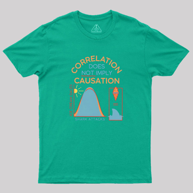 Correlation Does Not Imply Causation Geek T-Shirt