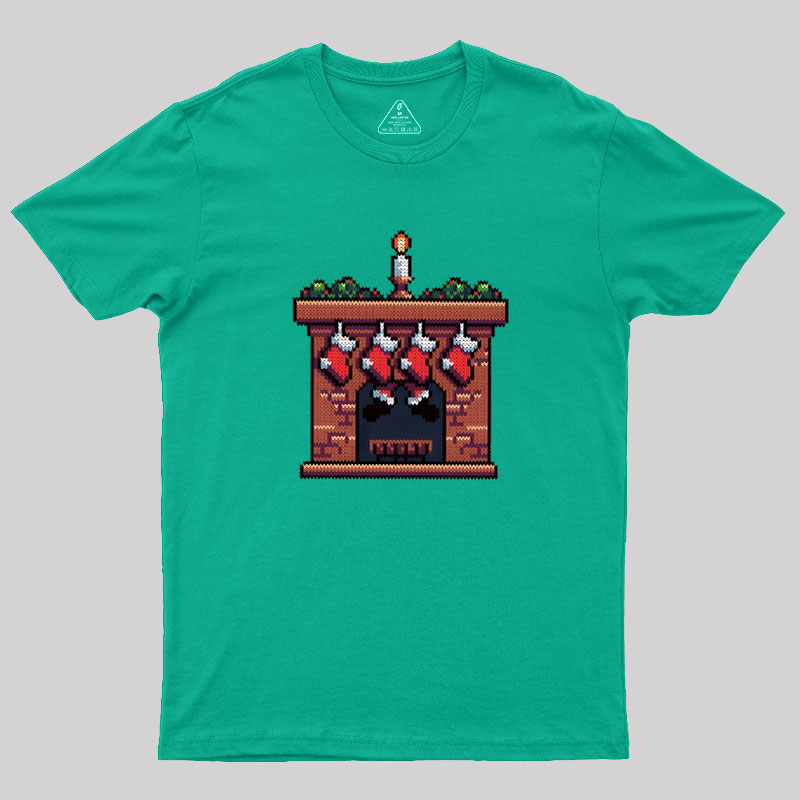 Santa Arrives Geek T-Shirt