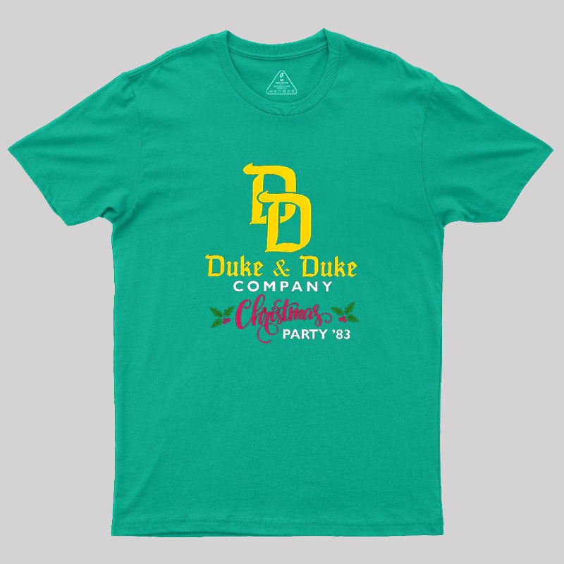 Duke & Duke Company Christmas Party 83 Geek T-Shirt
