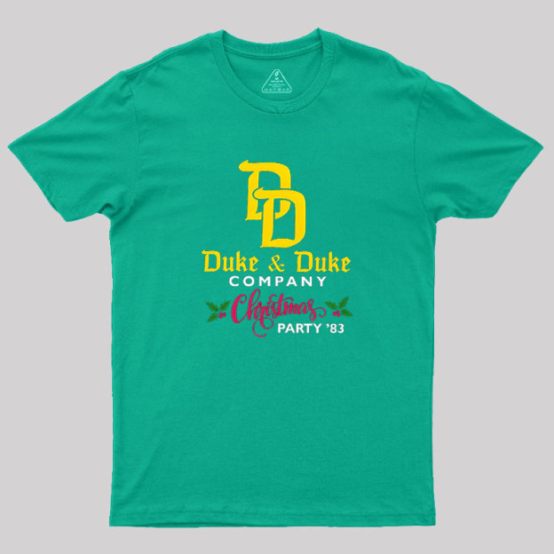 Duke & Duke Company Christmas Party 83 Geek T-Shirt