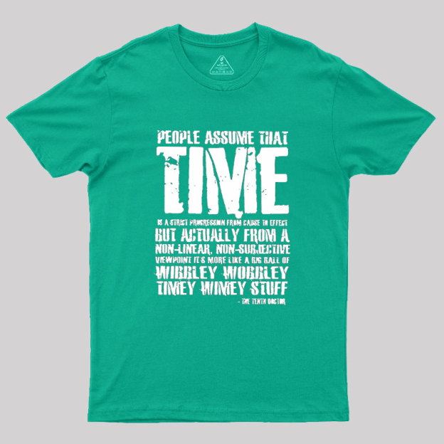 Wibley Wobbley Timey Wimey Geek T-Shirt