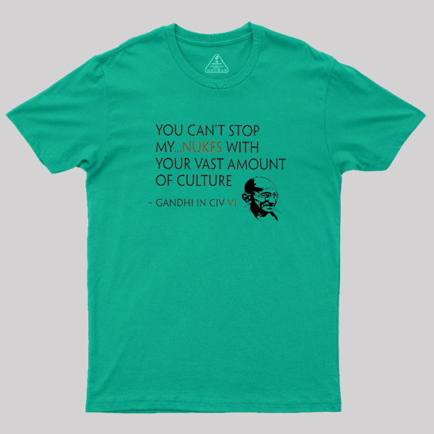 Gandhi Style Civ VI Geek T-Shirt