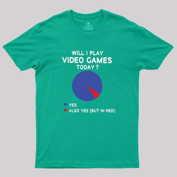 Will I play Video Games today Geek T-Shirt