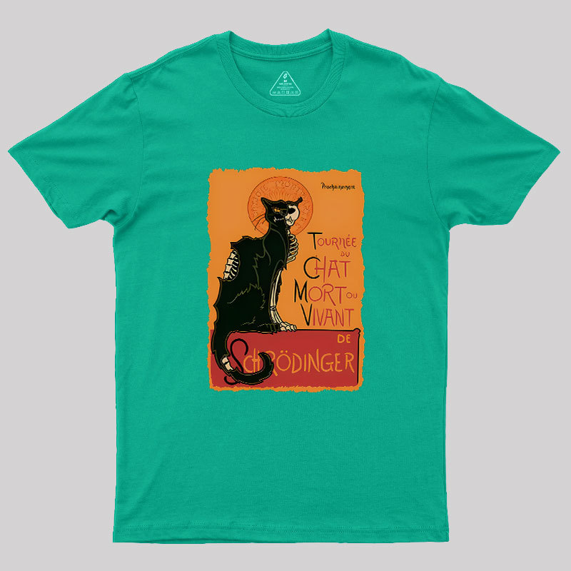 Le Chat Noir De Schr?dinger Geek T-Shirt