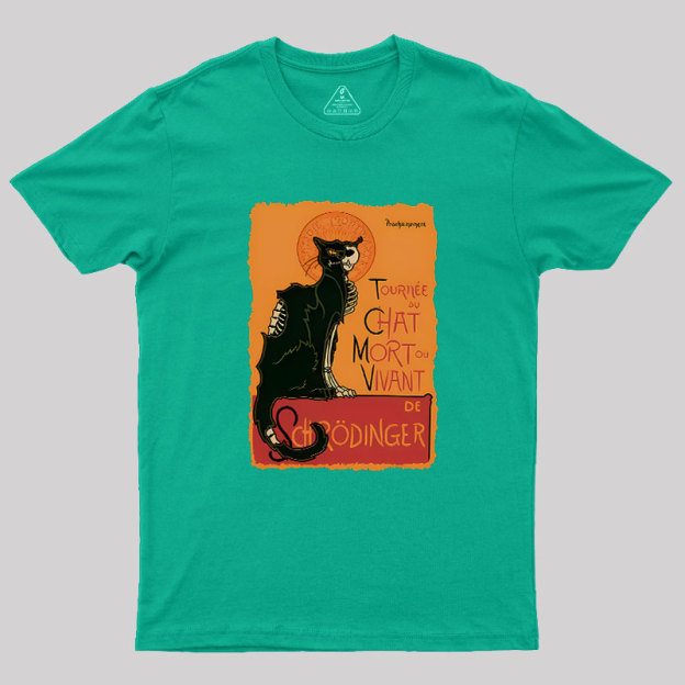 Le Chat Noir De Schr?dinger Geek T-Shirt