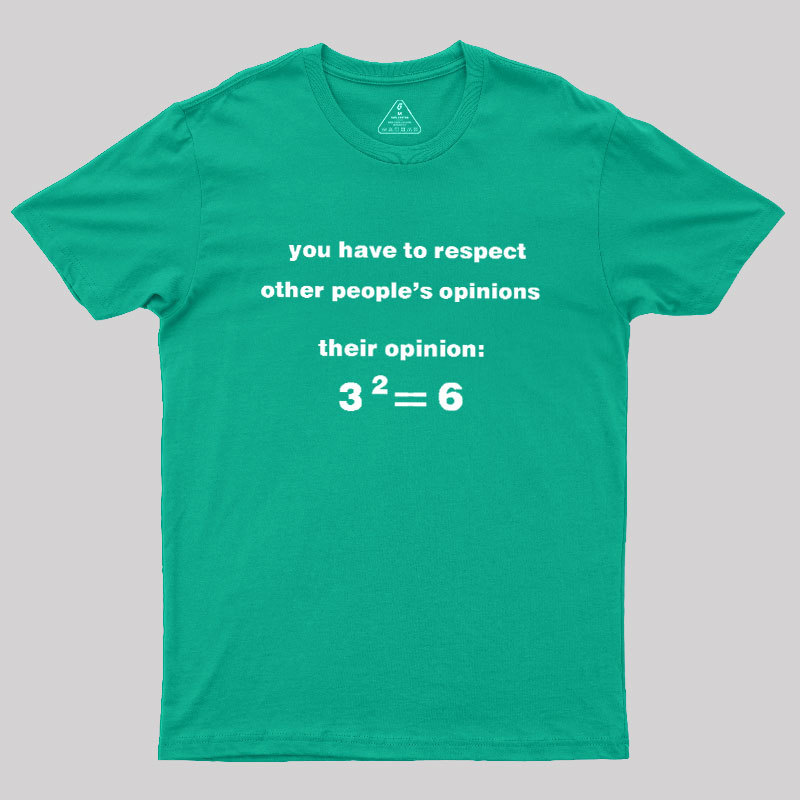 THeir Opinion Be Like Geek T-Shirt