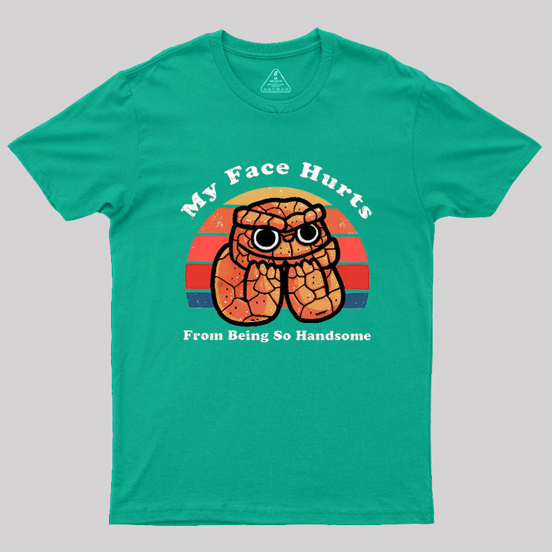 My Face Hurts Geek T-Shirt