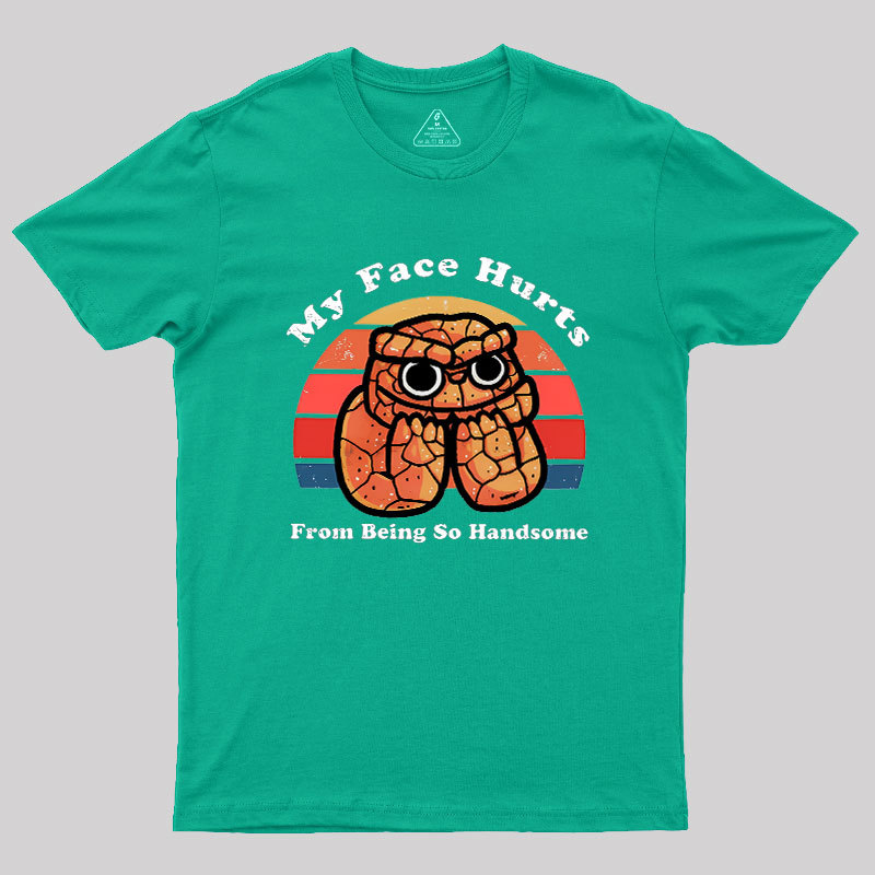 My Face Hurts Geek T-Shirt