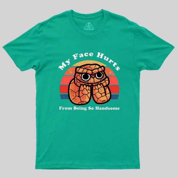 My Face Hurts Geek T-Shirt