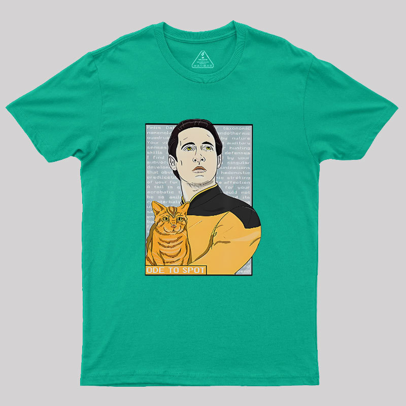 Date Ode To Spot Cat Geek T-Shirt