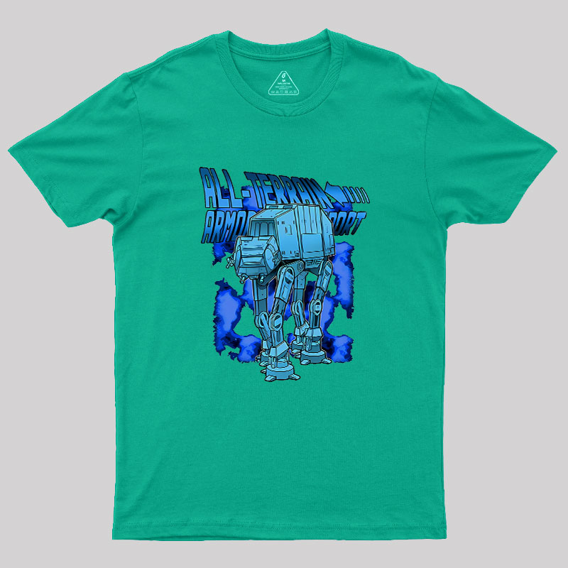 Mega Terrain Mecha Transport Geek T-Shirt