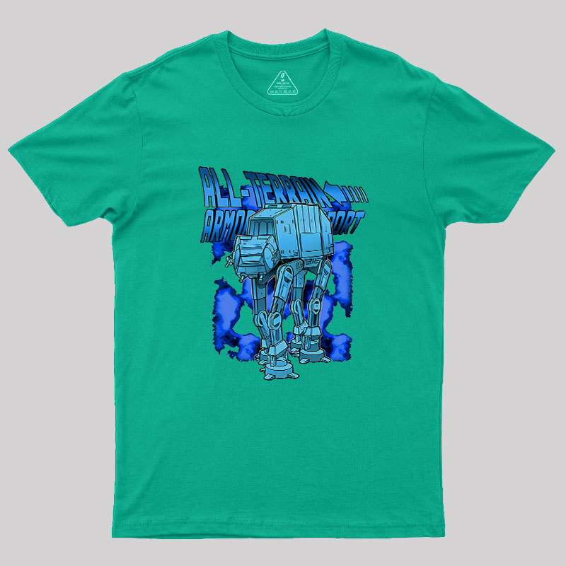 Mega Terrain Mecha Transport Geek T-Shirt