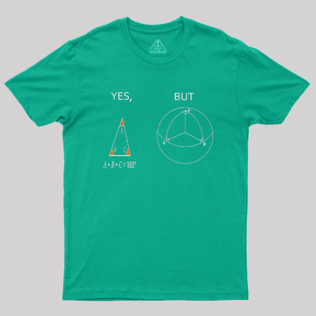 YES BUT Geek T-Shirt