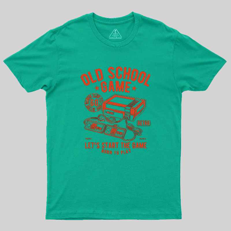 OLD SCHOOL GAME Geek T-Shirt