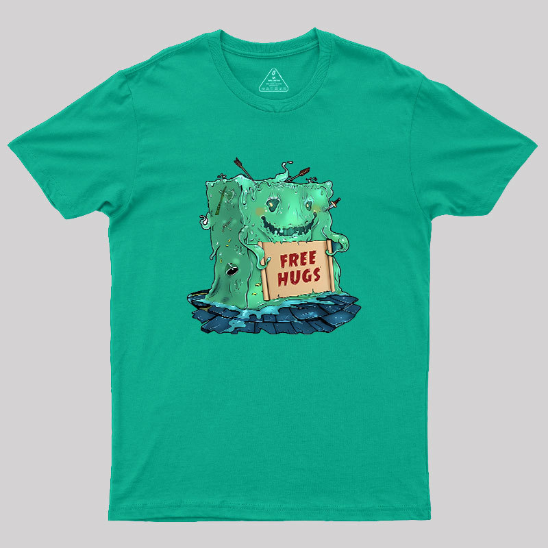 Gelatinous Cube free hugs Geek T-Shirt