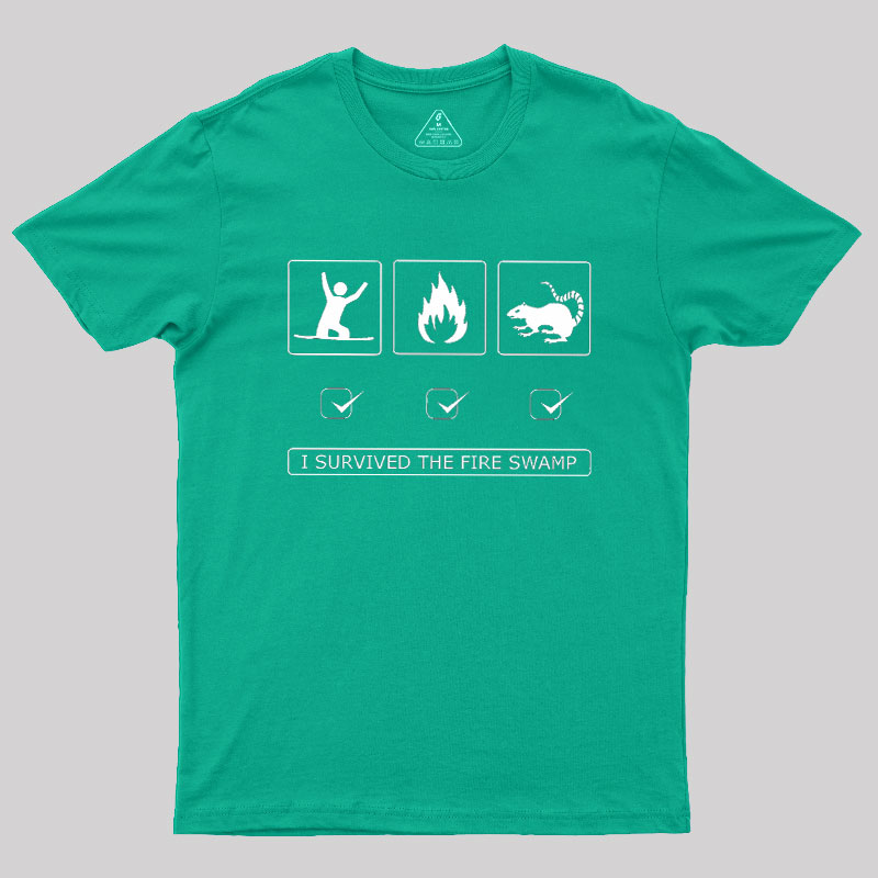 Hazards Of The Fire Swamp Geek T-Shirt