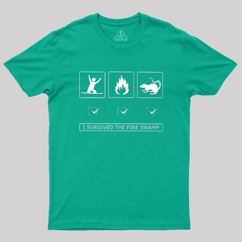 Hazards Of The Fire Swamp Geek T-Shirt