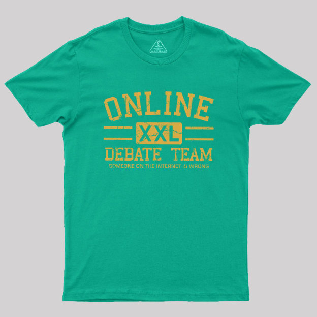 Online Debate Team Geek T-Shirt