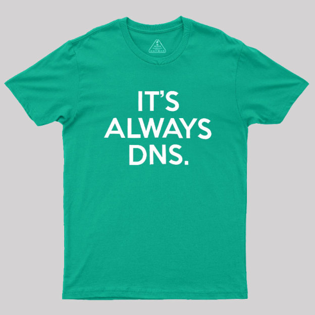 It's Always DNS Geek T-Shirt