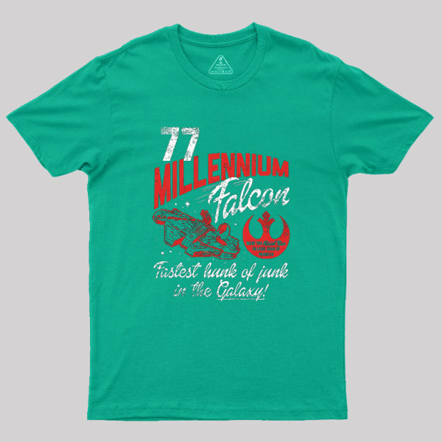 Millennium Falcon Fastest Junk 77 Geek T-Shirt