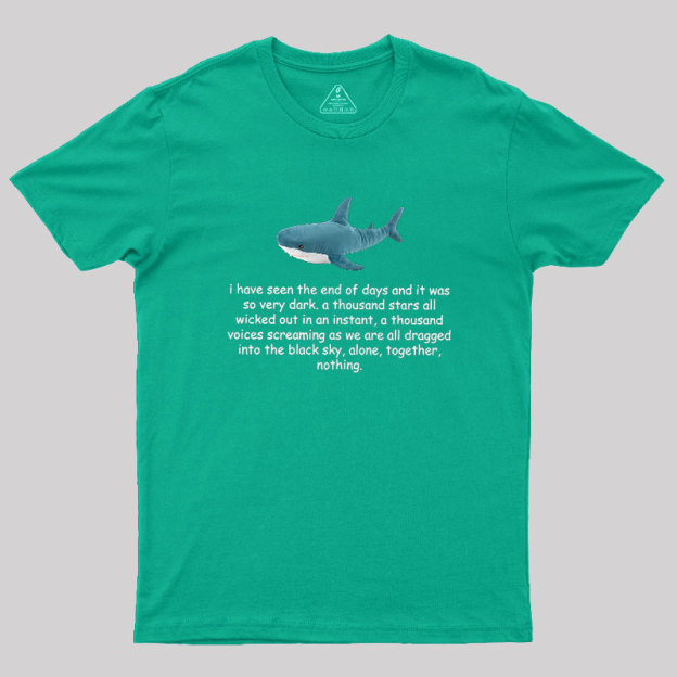 Shark Existentialism Geek T-Shirt