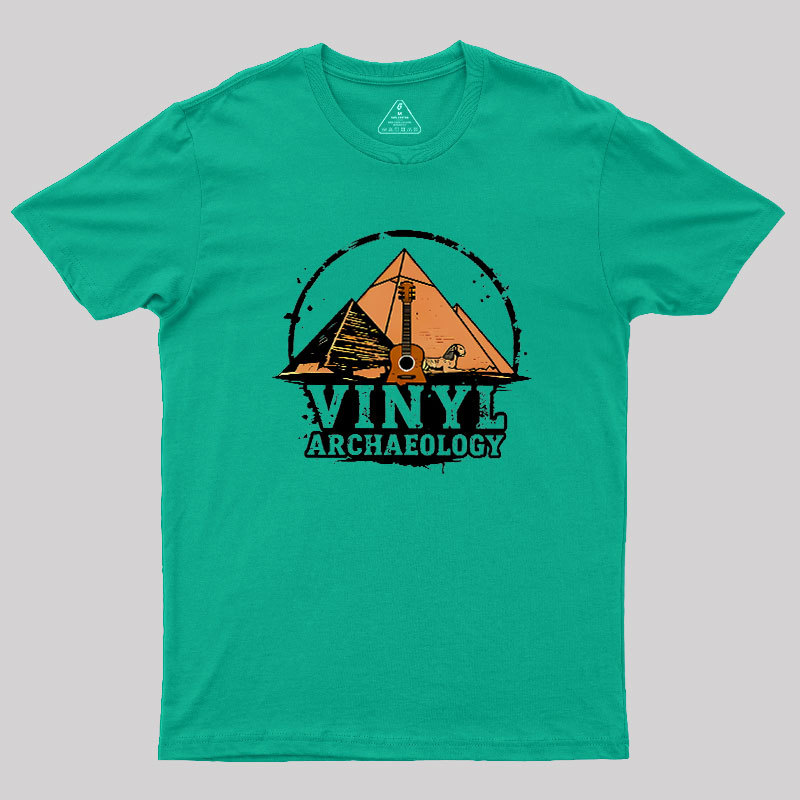 Vinyl Archaeology Geek T-Shirt