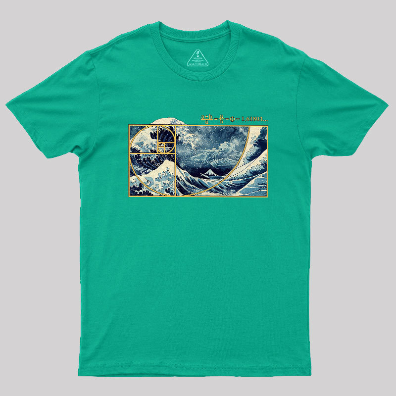 The Great Fibonacci Wave Science Geek T-Shirt