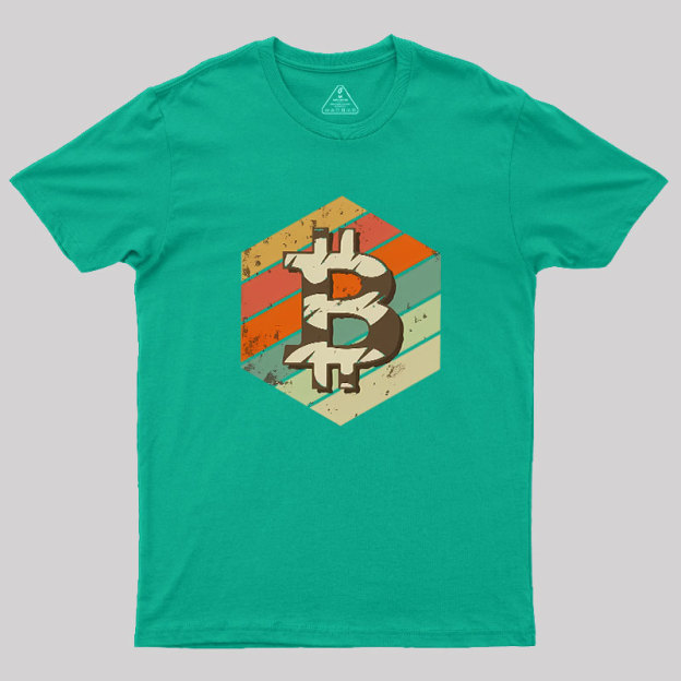Retro Bitcoin Geek T-Shirt