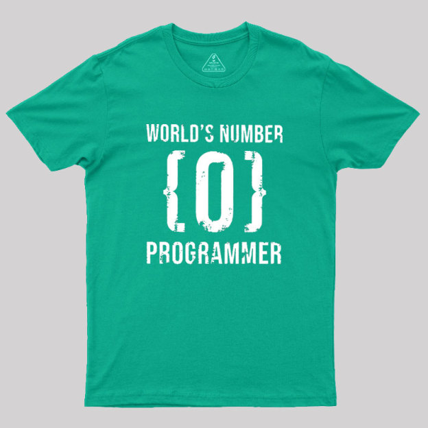 World's Number Programer Geek T-Shirt