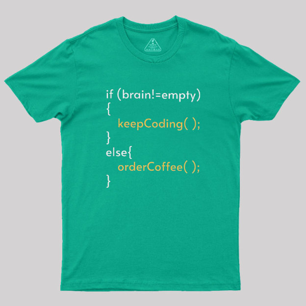 Keep Coding Geek T-Shirt