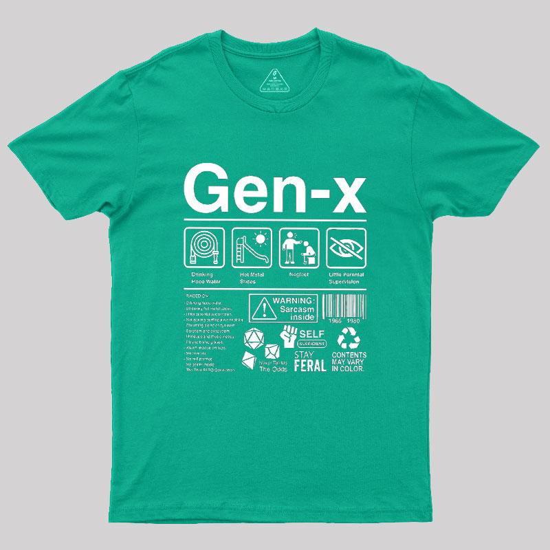 Gen X Label Geek T-Shirt